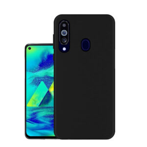SAMSUNG GALAXY M40 Black Silicon Case - Image 1