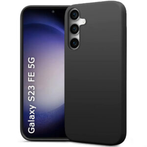SAMSUNG GALAXY S23 FE 5G Black Silicon Case - Image 1