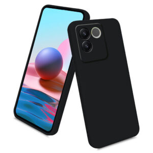 IQOO Z7 PRO 5G Black Silicon Case - Image 1