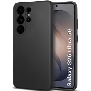SAMSUNG GALAXY S26 ULTRA Black Silicon Case - Image 1