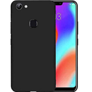 VIVO V7 Black Silicon Case - Image 1