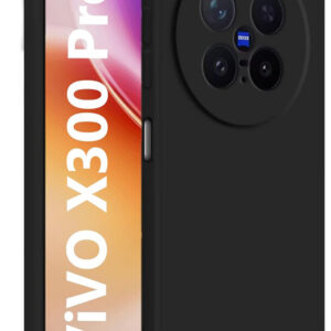 VIVO X300 PRO 5G Black Silicon Case - Image 1