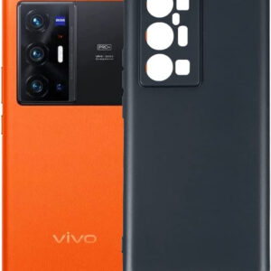 VIVO X70 PRO PLUS 5G Black Silicon Case - Image 1