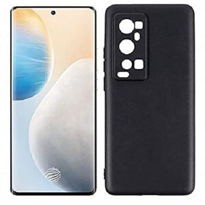 VIVO X60 PRO PLUS Black Silicon Case - Image 1