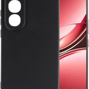 VIVO V50 LITE 5G Black Silicon Case - Image 1