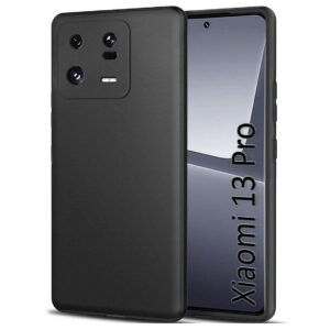 XIAOMI 13 PRO 5G Black Silicon Case - Image 1