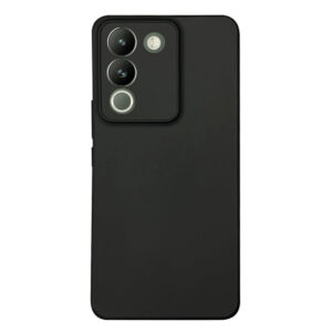 VIVO Y200 5G Black Silicon Case - Image 1