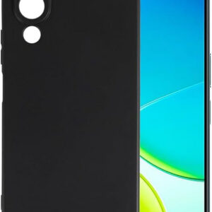 VIVO Y19E 5G Black Silicon Case - Image 1