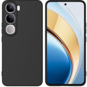 VIVO Y300 5G Black Silicon Case - Image 1