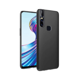 VIVO V15 Black Silicon Case - Image 1