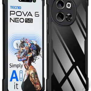 TECNO POVA 6 5G Bumper Protection Case - Image 1
