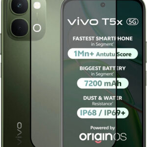 VIVO T5X 5G Edge To Edge Tempered Glass - Image 1