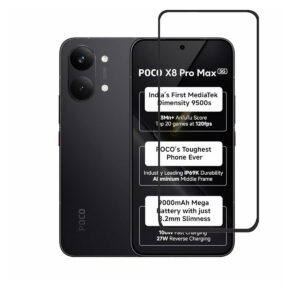 POCO X8 PRO MAX Edge To Edge Tempered Glass - Image 1