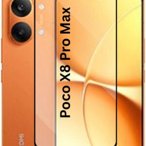 POCO X8 PRO MAX Edge To Edge Tempered Glass - Image 1