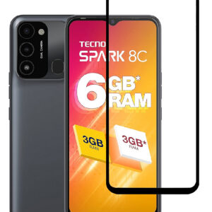 TECNO SPARK 8C Edge To Edge Tempered Glass - Image 1