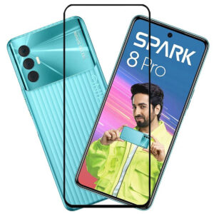 TECNO SPARK 8 PRO Edge To Edge Tempered Glass - Image 1