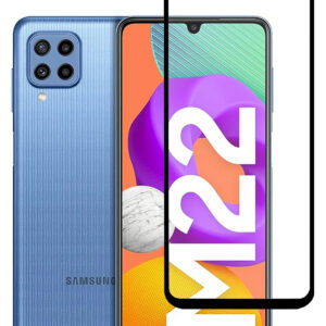 SAMSUNG GALAXY M22 4G Edge To Edge Tempered Glass - Image 1