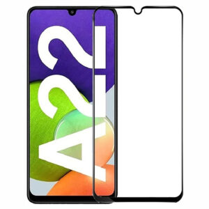 SAMSUNG GALAXY A22 4G Edge To Edge Tempered Glass - Image 1