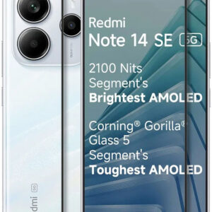 REDMI NOTE 14 SE Edge To Edge Tempered Glass - Image 1