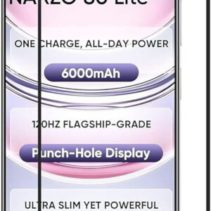 REALME NARZO 80 LITE Edge To Edge Tempered Glass - Image 1