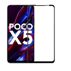 POCO X5 5G Edge To Edge Tempered Glass - Image 1