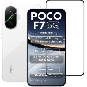 POCO F7 5G Edge To Edge Tempered Glass - Image 1