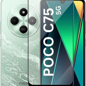 POCO C75 5G Edge To Edge Tempered Glass - Image 1