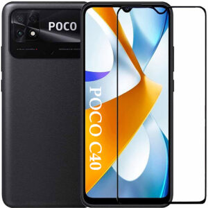 POCO C40 Edge To Edge Tempered Glass - Image 1