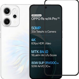 OPPO RENO 14 PRO 5G Edge To Edge Tempered Glass - Image 1