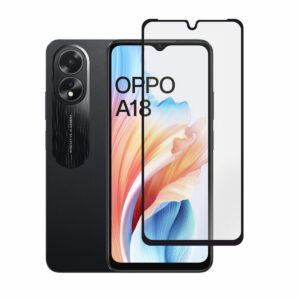 OPPO A18 Edge To Edge Tempered Glass - Image 1