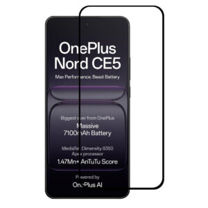 ONEPLUS NORD CE 5 5G Edge To Edge Tempered Glass - Image 1