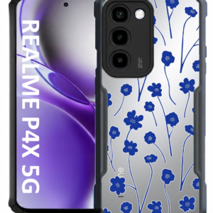 Blue Flowers wth long stikcs — Realme P4x 5G - Image 1