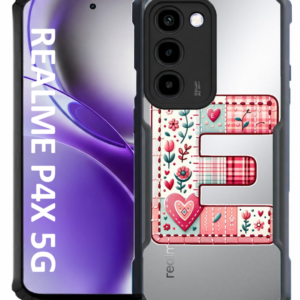Alphabet Letter E Flowers — Realme P4x 5G - Image 1