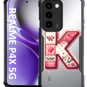 Alphabet Letter K Flowers — Realme P4x 5G - Image 1