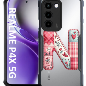 Alphabet Letter N Flowers — Realme P4x 5G - Image 1
