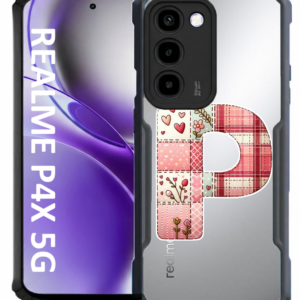 Alphabet Letter P Flowers — Realme P4x 5G - Image 1