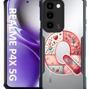 Alphabet Letter Q Flowers — Realme P4x 5G - Image 1