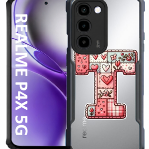 Alphabet Letter T Flowers — Realme P4x 5G - Image 1
