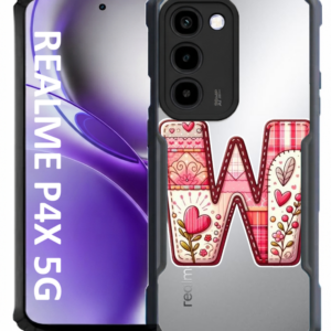 Alphabet Letter W Flowers — Realme P4x 5G - Image 1