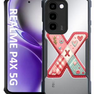 Alphabet Letter X Flowers — Realme P4x 5G - Image 1